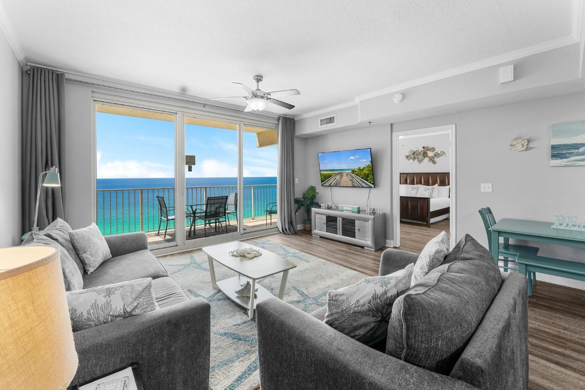 Shores Of Panama Chic 2-bd Beachfront Condo! By Dolce Getaways! Panama City Beach